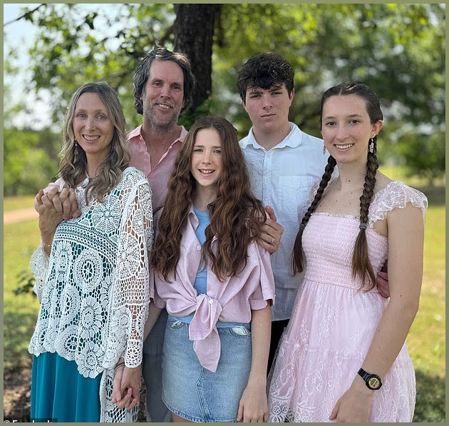 17-year-old Malaya (pictured right) managed to open a car door and save the rest of her family from their submerged minivan that had fallen into floodwaters on July 5