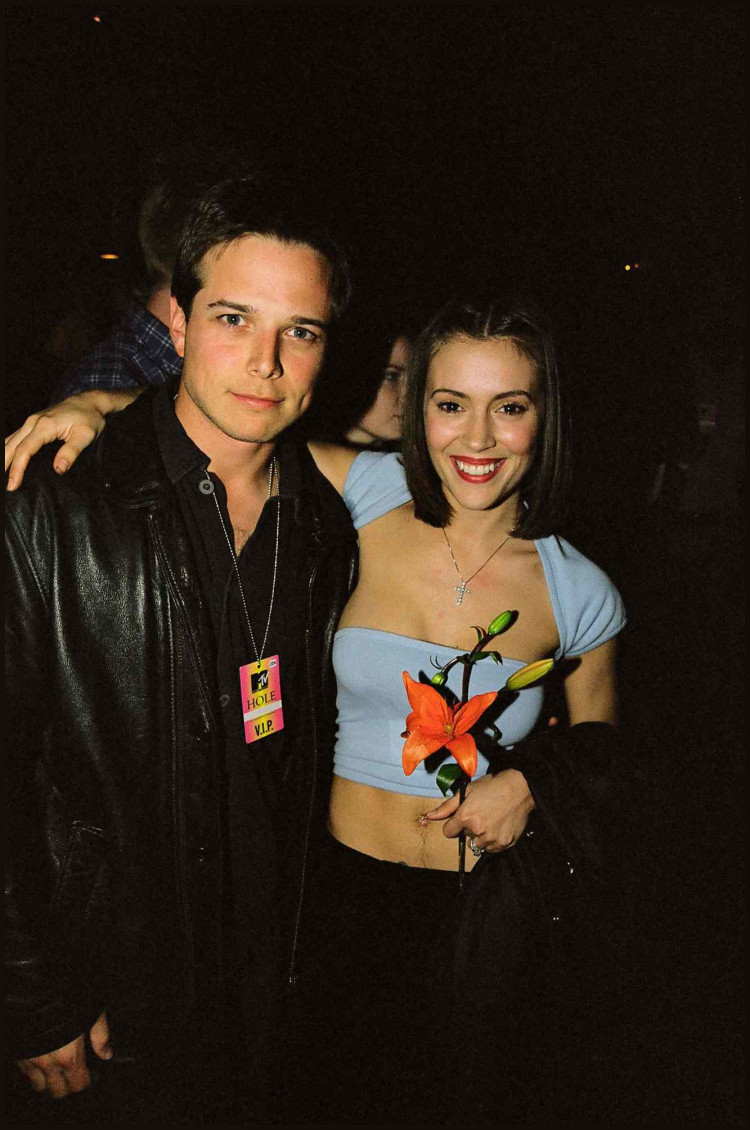 Scott Wolf and Alyssa Milano 